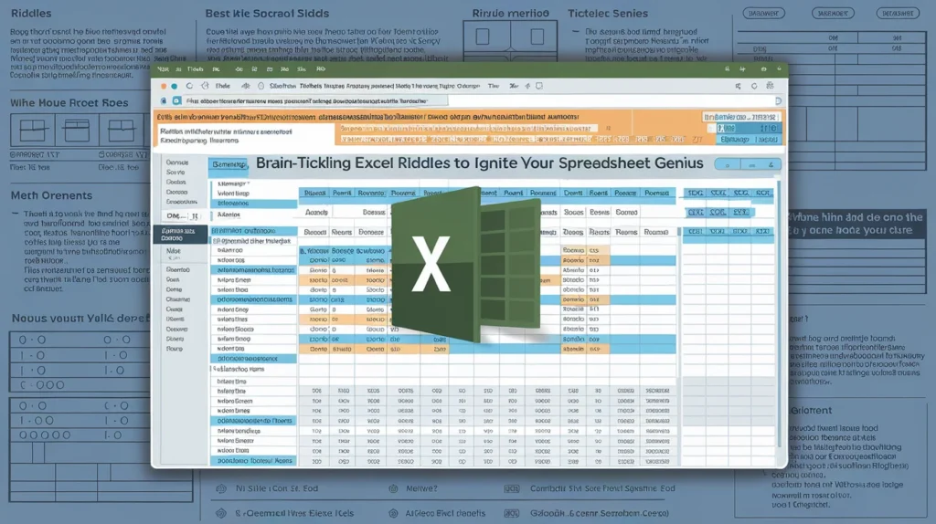 Brain-Tickling Excel Riddles to Ignite Your Spreadsheet Genius