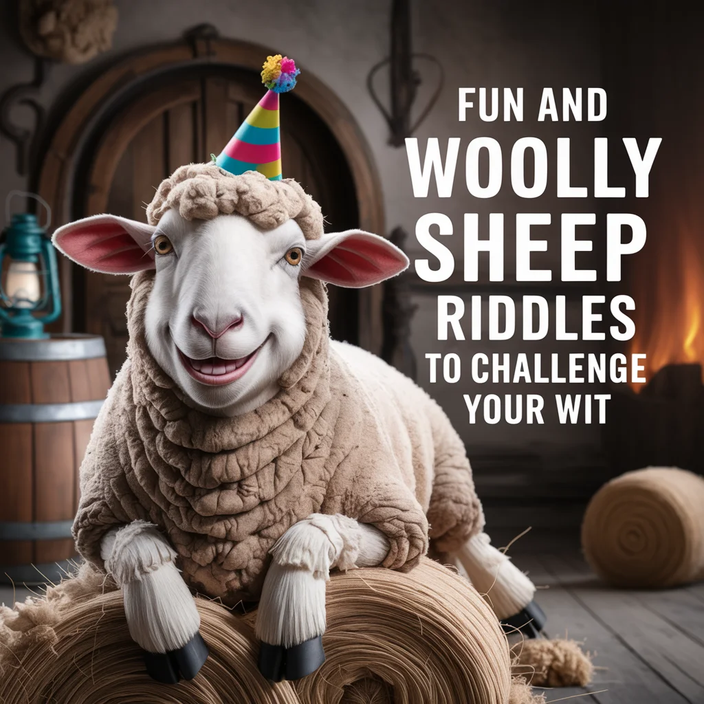 Easy Sheep Riddles for Preschoolers and Young Children