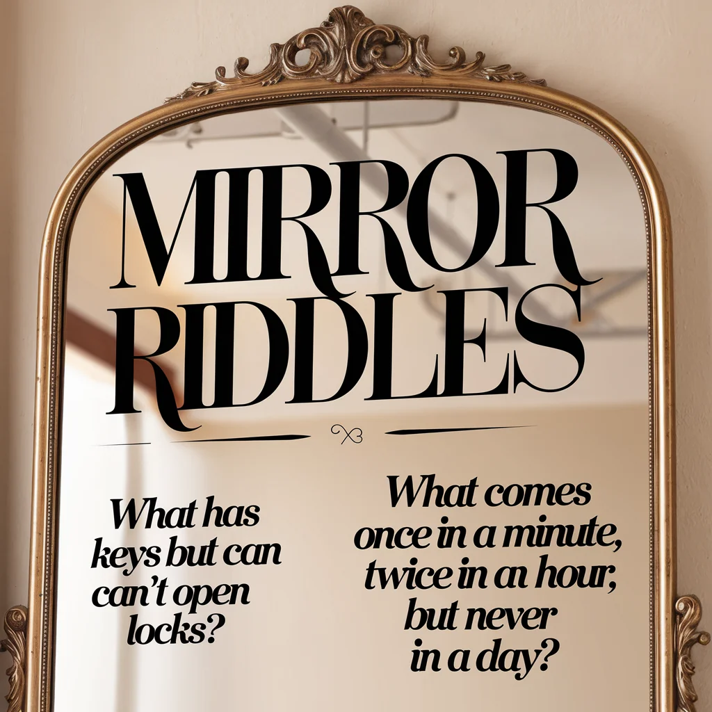 Mind-Bending Mirror Riddles to Reflect, Challenge, and Amaze You!