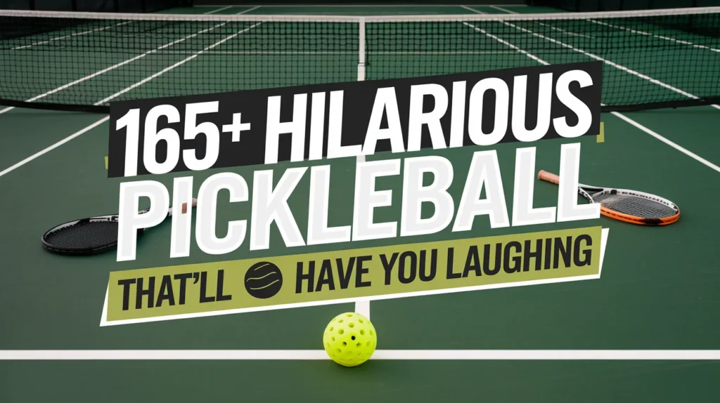 165+ Hilarious Pickleball Puns That’ll Have You Laughing