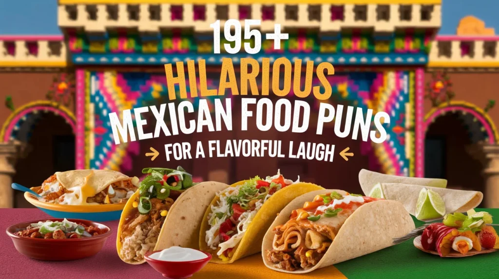 195+ Hilarious Mexican Food Puns for a Flavorful Laugh