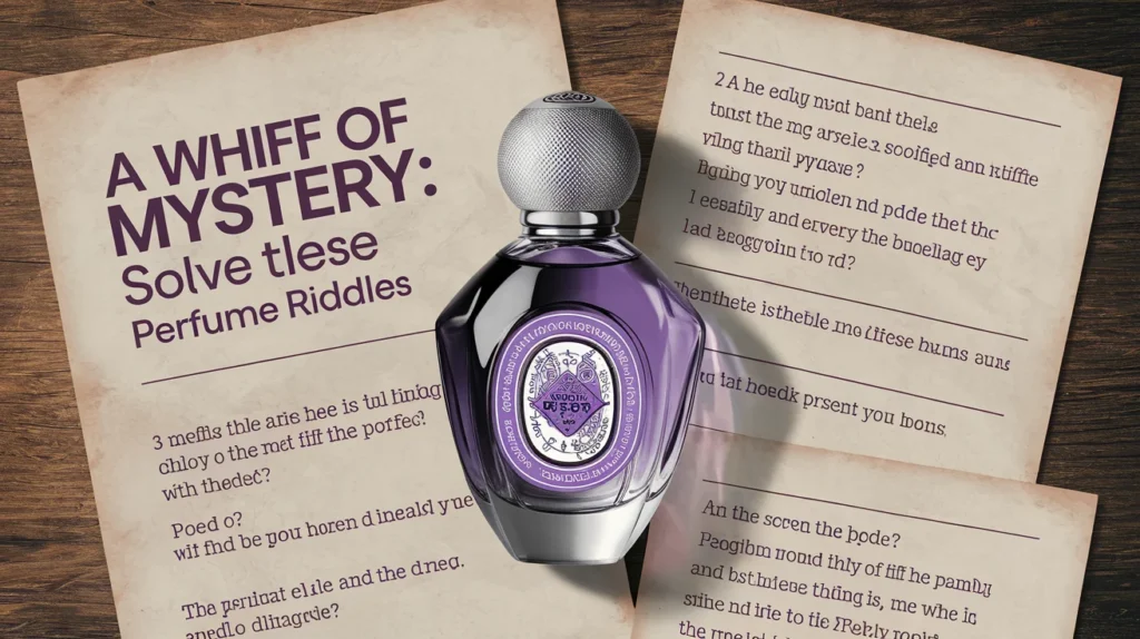 A Whiff of Mystery: Solve These Perfume Riddles