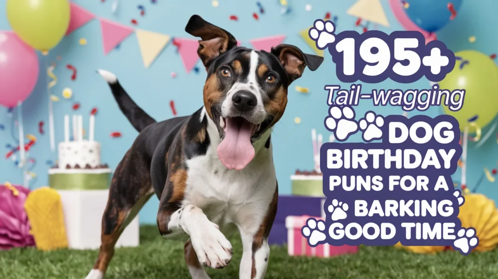 195+ Tail-Wagging Dog Birthday Puns for a Barking Good Time