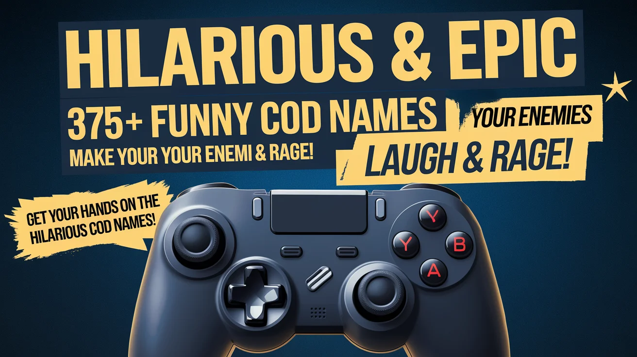 Hilarious & Epic 375+ Funny COD Names That'll Make Your Enemies Laugh