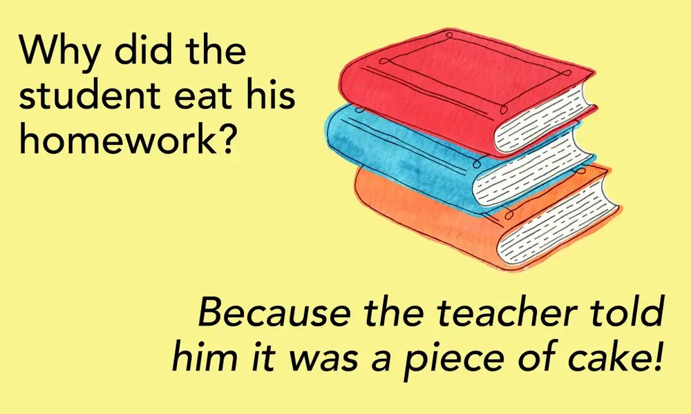 Why did the student eat his homework?