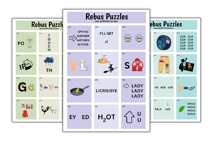 printable rebus puzzles