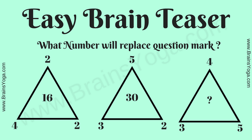easy brain teasers with answers