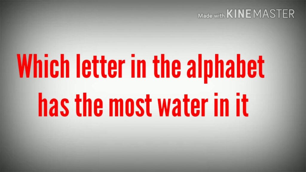 alphabet riddles