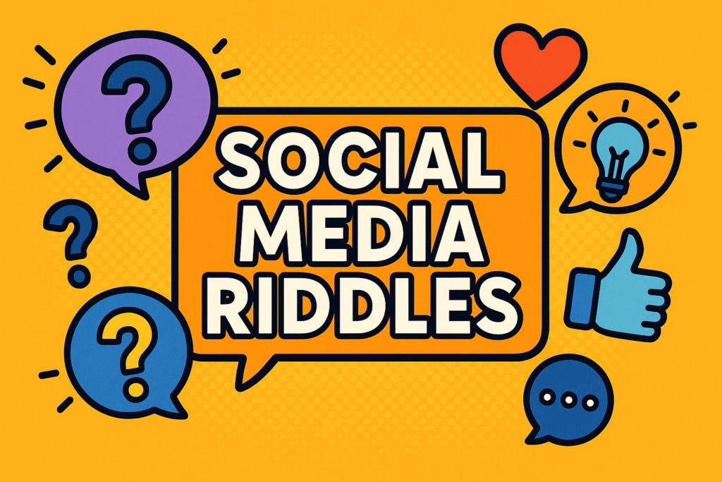riddles for social media marketing