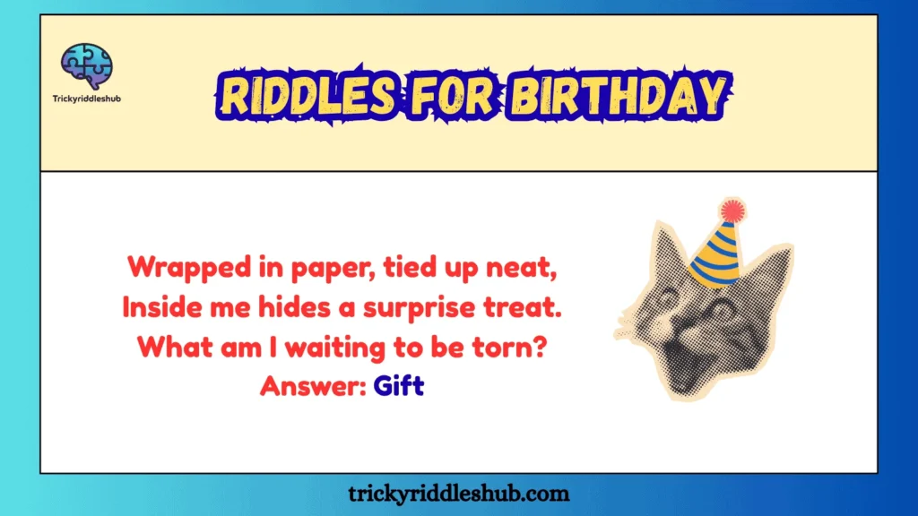 Interactive Birthday Riddles for All Ages