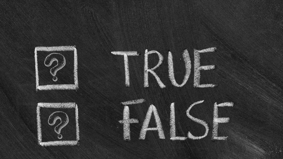 true or false quiz