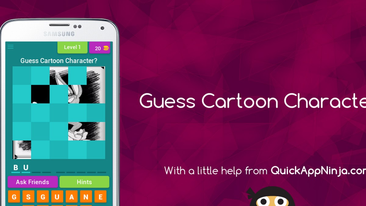 guess the cartoon character