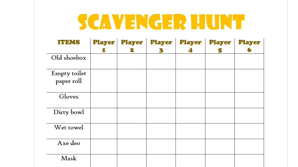 scavenger hunt marketing