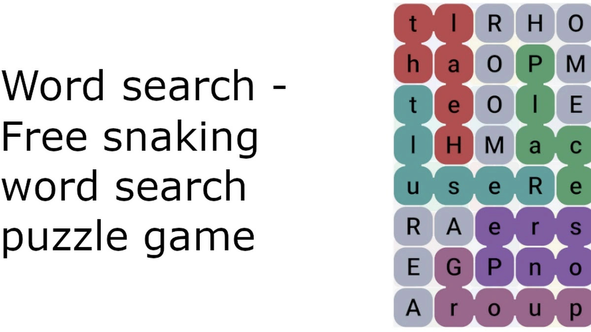 make a word search